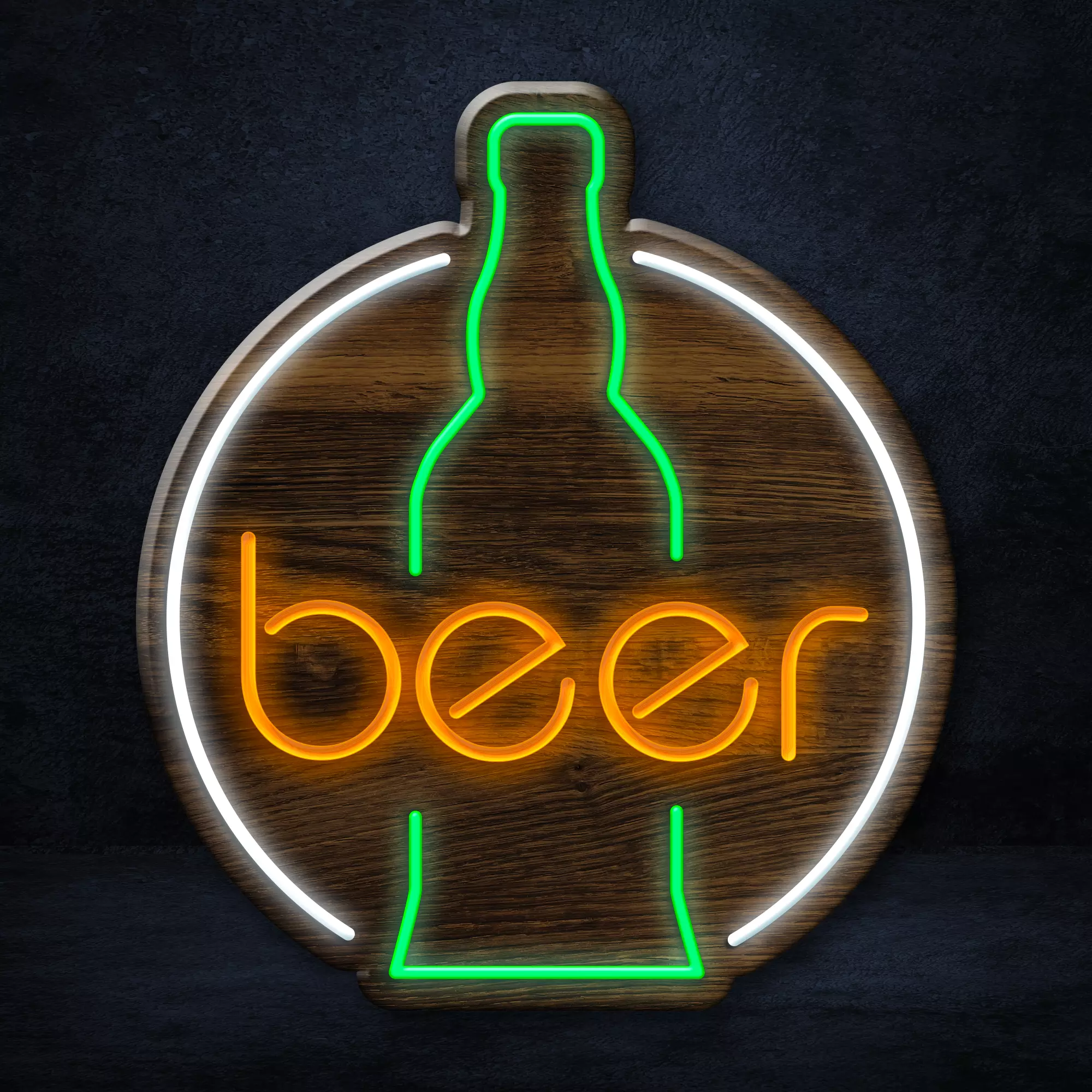 Perfect Bar Beer Bottle LED Neon Sign - EUneon