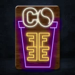 Energize your space with our Coffee Cup LED Neon Sign.
