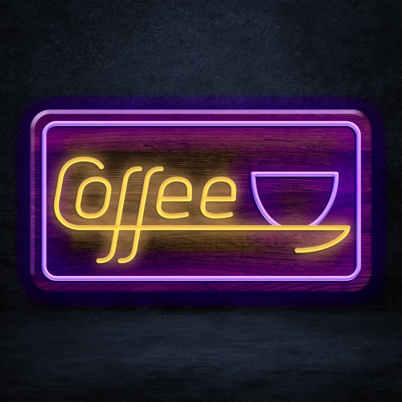 Attract customers to your coffee shop with our Coffee Shop LED Neon Sign