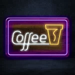 Add some charm to your coffee shop with our Coffee House LED Neon Sign.
