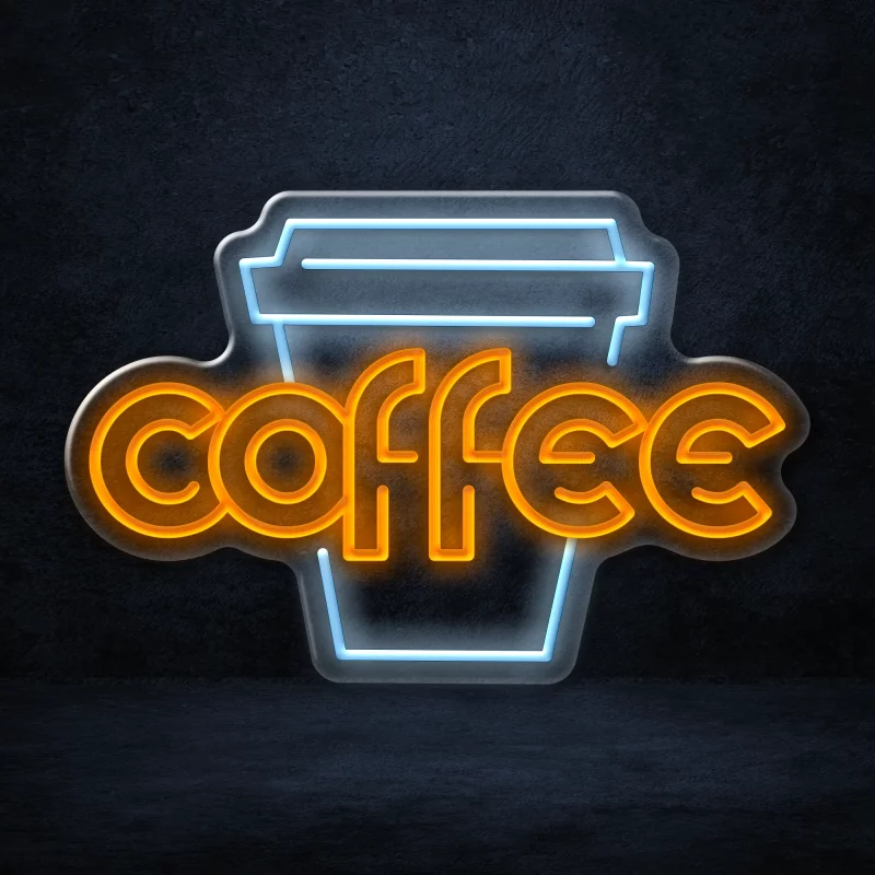 The Coffee Break LED Neon Sign is easy to install and use.