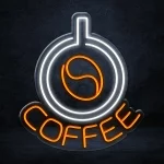 Create a cozy atmosphere with our Coffee Bar LED Neon Sign.