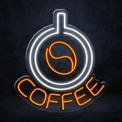 Create a cozy atmosphere with our Coffee Bar LED Neon Sign.