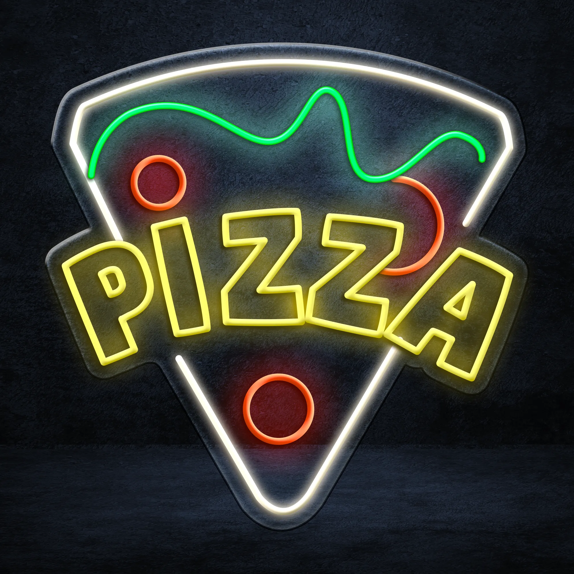 Pizza light up sign clearance